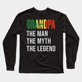 Grand Father Senegalese Grandpa The Man The Myth The Legend - Gift for Senegalese Dad With Roots From  Senegal Long Sleeve T-Shirt